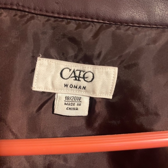 CATO Women’s PU Leather Jacket - Picture 3 of 5